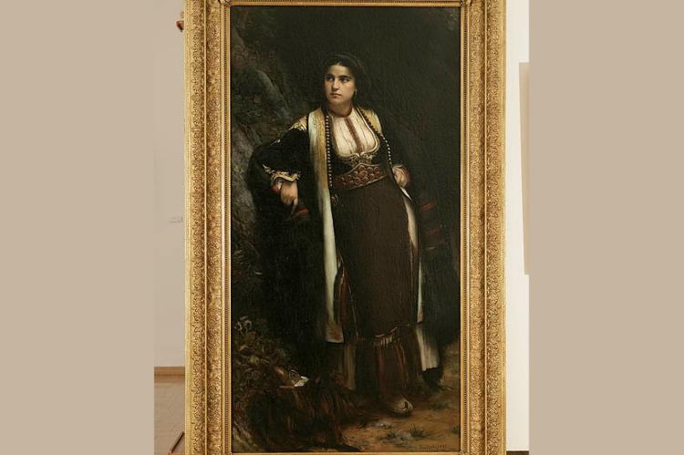Crnogorka na sastanku, 1883., Moderna galerija, Zagreb