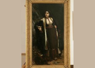 Crnogorka na sastanku, 1883., Moderna galerija, Zagreb